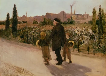 Jour des morts, vers 1882